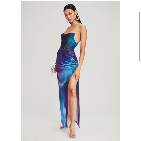 Retrofete Marlene Dress Purple Solar size small - Picture 4 of 6